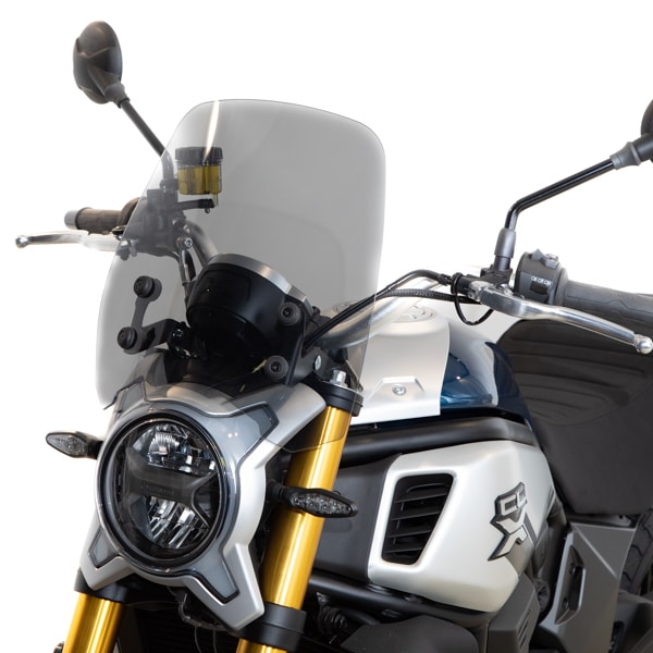 CF MOTO CL-X Isotta plexi štít 4 MM /355mm x 340mm/ Farba - dymová