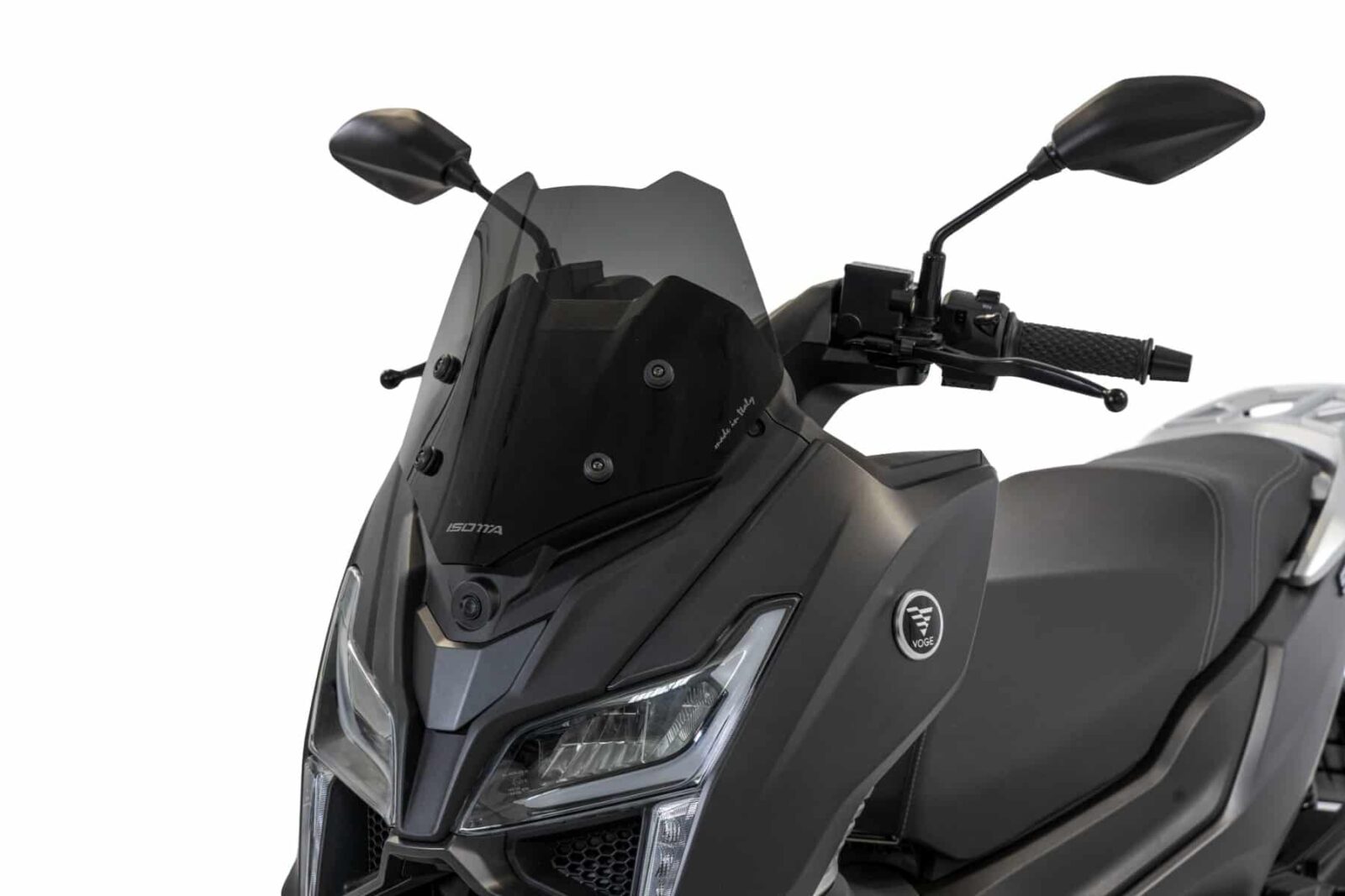 VOGE SFIDA SR1 150 Isotta plexi štít 3 MM /350 MM x 410 MM/ Farba - tmavá dymová – Obrázok 2