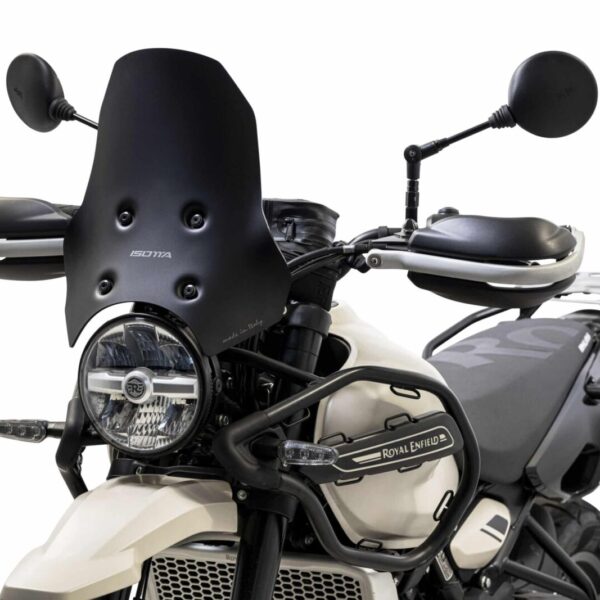 ROYAL ENFIELD HIMALAYAN 450 Isotta plexi štít 3 MM /380 x 325/ Farba - čierna matná