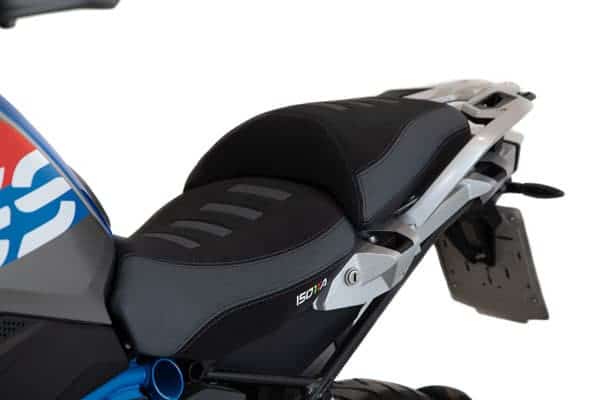Znížené - Predné sedalo pre BMW R 1200/1250 GS s kanálom / BLACK – Obrázok 3