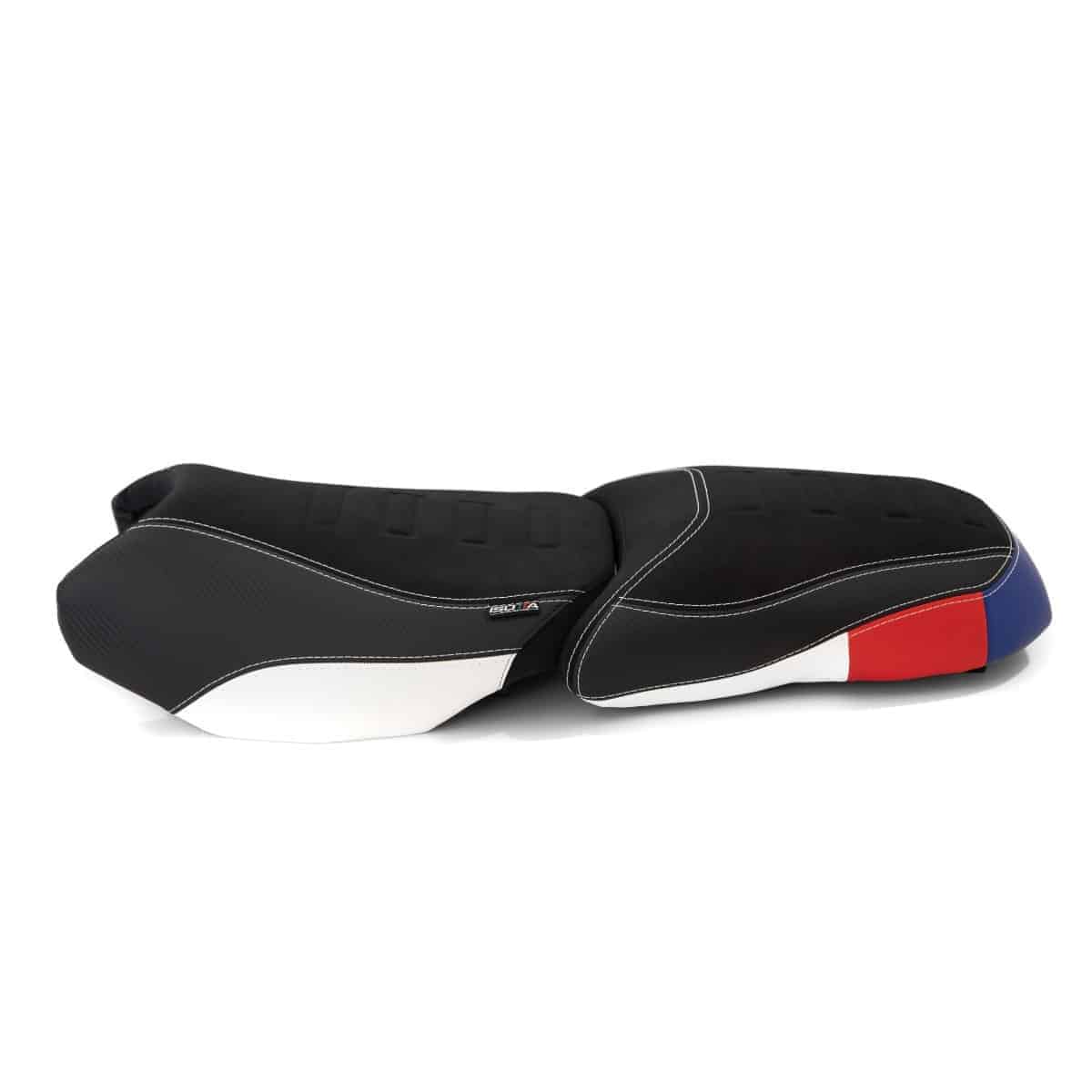 Zvýšené - Predné sedalo pre BMW - R 1250 GS 2019 > R 1200 GS LC STD 2017>2018 a RALLYE / White/red/blue