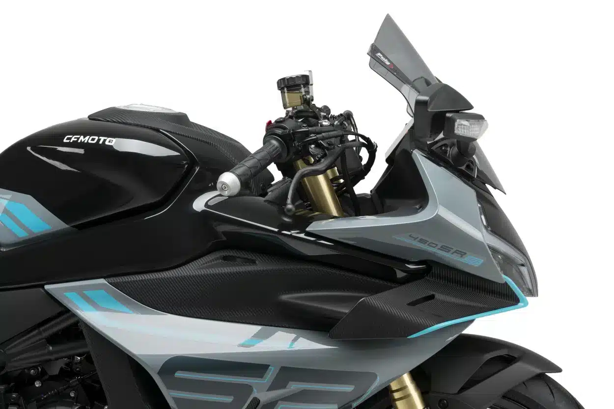 CF MOTO 450 S/ SR/ S RS / PUIG PLEXI ŠTÍT Z - RACING 385 x 265 MM – Obrázok 5