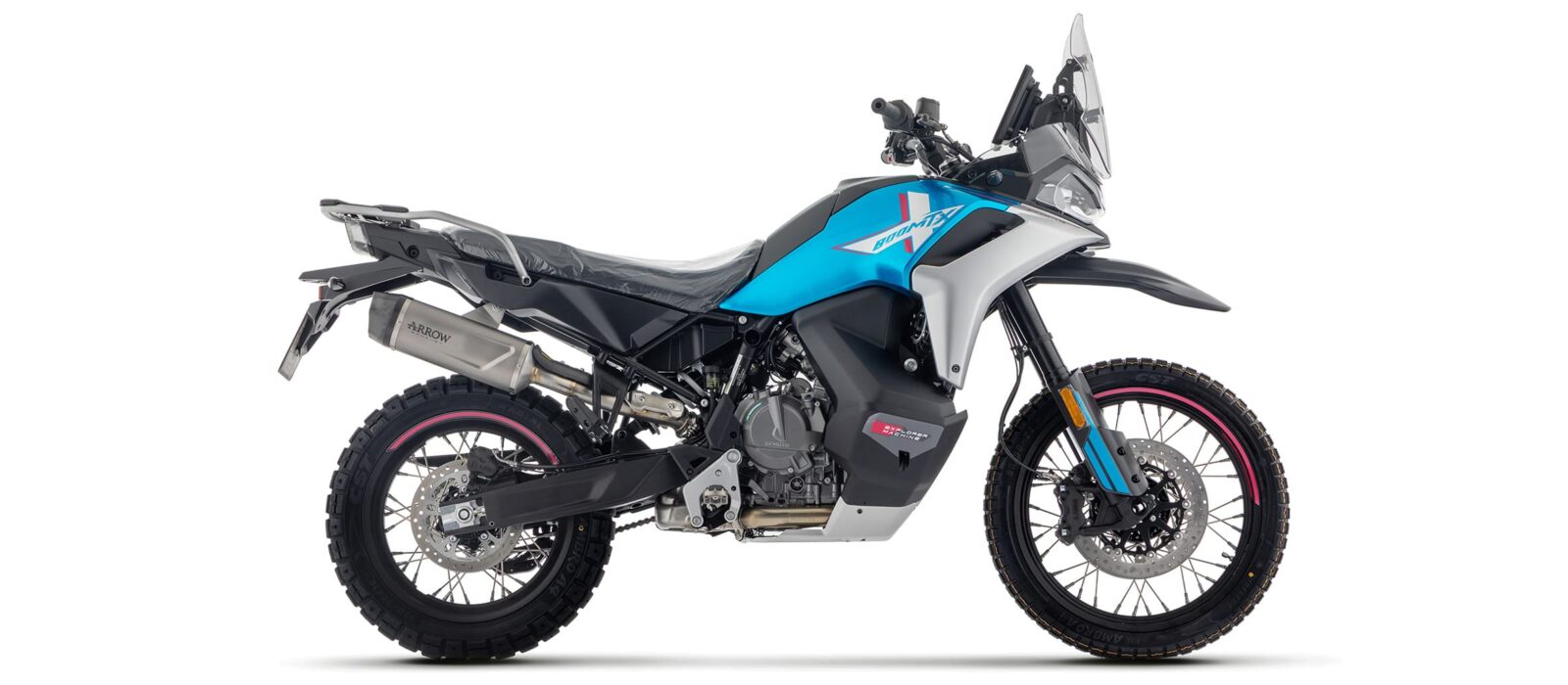 CF Moto 800 MT-X výfuk Arrow Indy Race EVO/ CARBON end – Obrázok 2