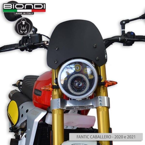 FANTIC MOTOR Caballero 125/250/500 plexi štít BIONDI Sport 265 x 270 mm