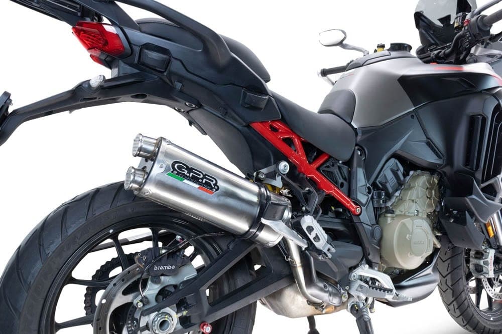 DUCATI Multistrada V4 Grand Tour výfuk DUAL STAINLESS STEEL