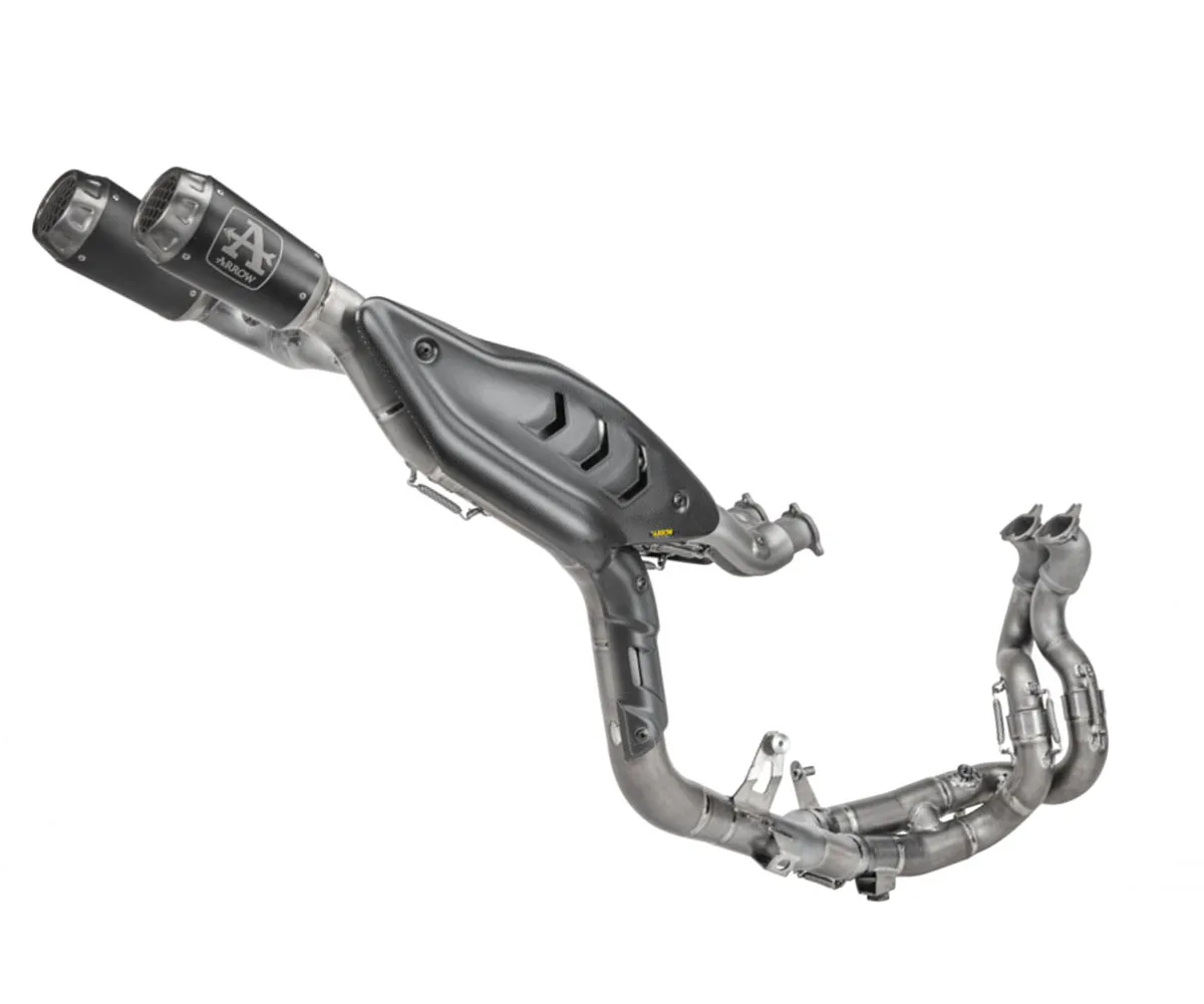 DUCATI PANIGALE V4 výfuky ARROW Pro-Race Competition Dark Titanium Full Exhaust System – Obrázok 4