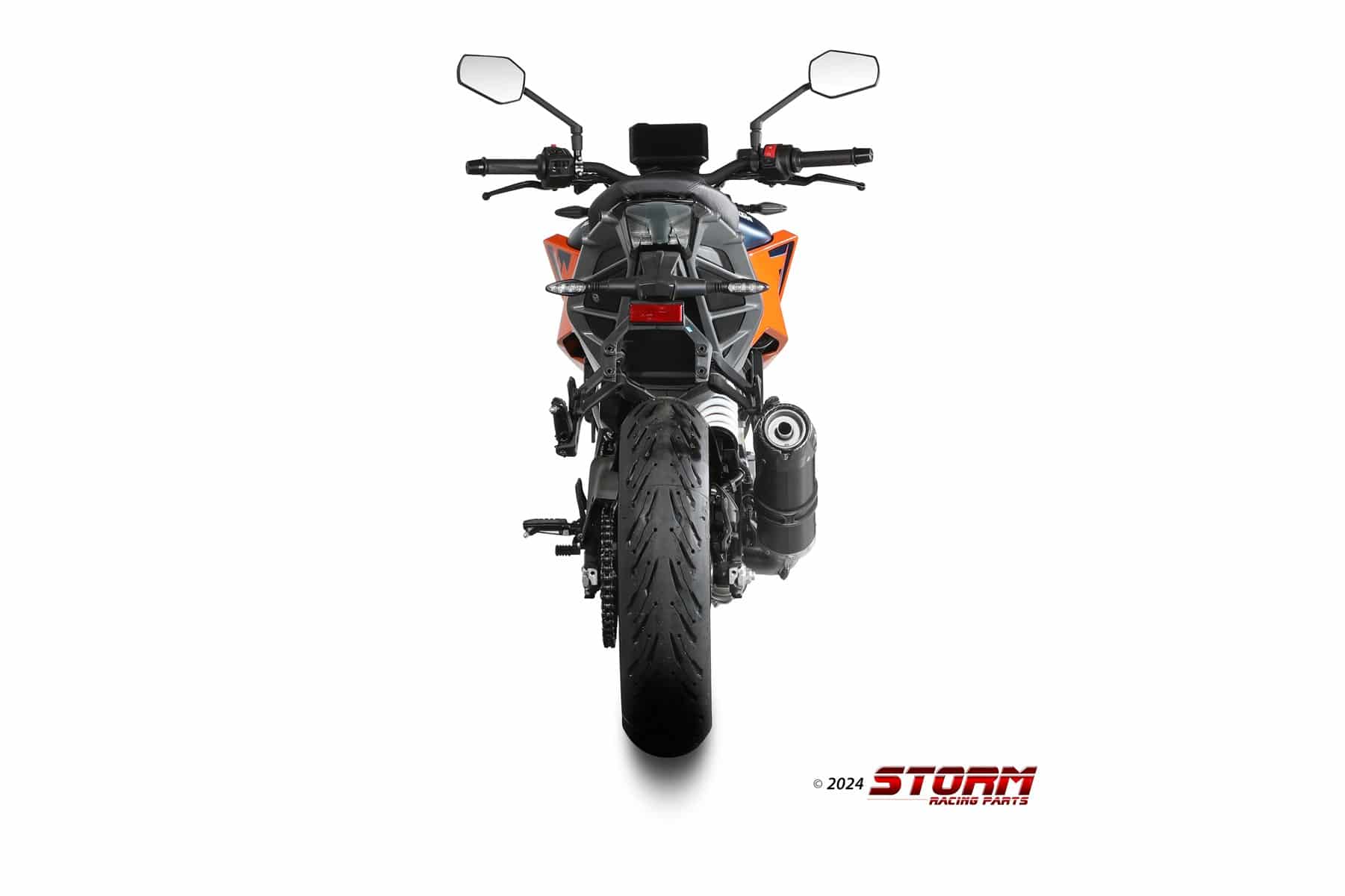 KTM 125 DUKE VÝFUK STORM GP CARBON END – Obrázok 3