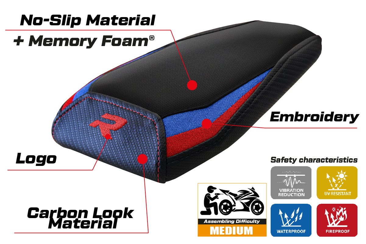 BMW M 1000 R 2022- poťah sedadla TPZ Tayma Comfort System – Obrázok 2