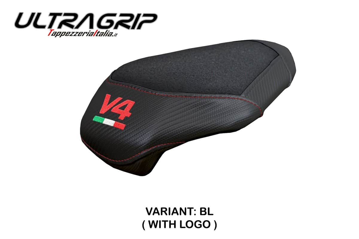 Ducati Panigale V4 poťah sedadla TPZ Argenta Pass Ultragrip BL (black)