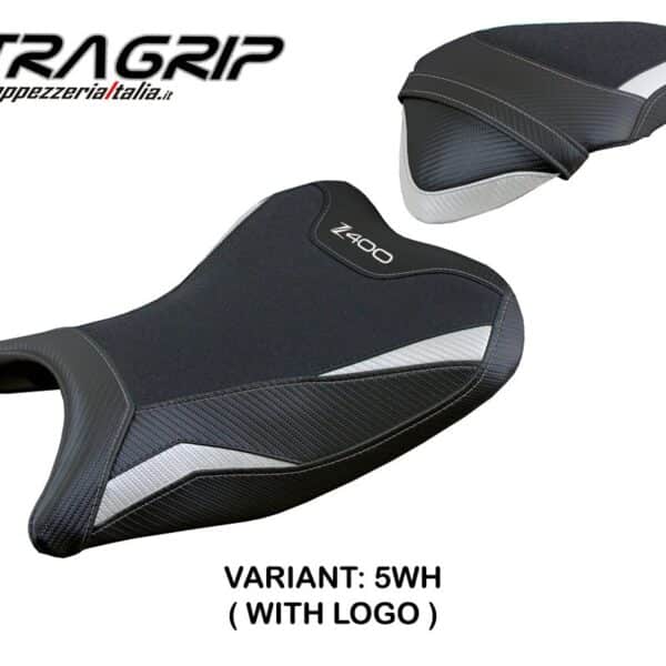 Kawasaki Z 400 2018 - 2023 - poťah sedadla TPZ Aragona Ultragrip 5WH (white)