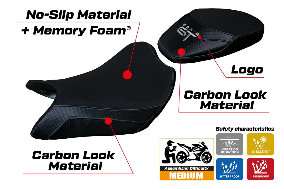 Suzuki GSX S 1000 GT 2021- poťah sedadla TPZ Loei Comfort System – Obrázok 2
