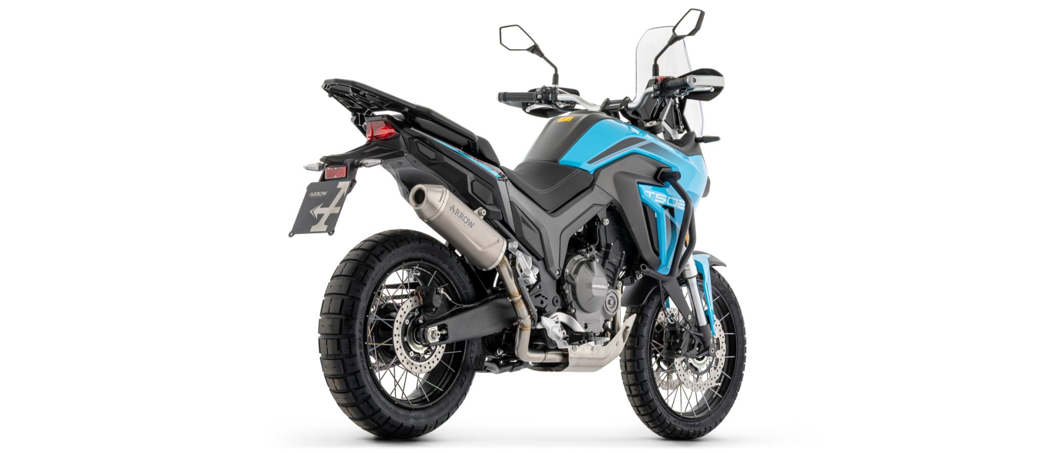 Morbidelli T502X výfuk Arrow Indy Race Evo Steel end