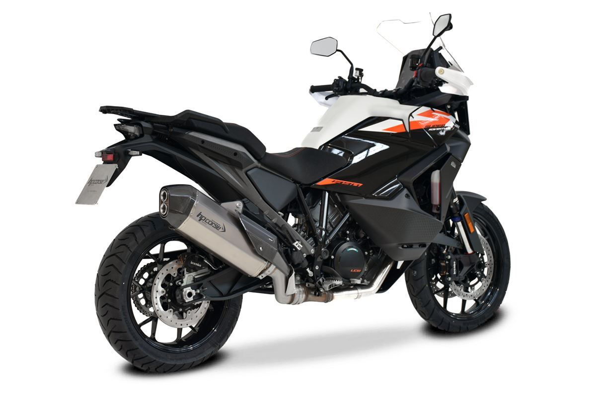 KTM 1390 SUPER ADVENTURE VÝFUK HPCORSE SPS CARBON RR TITANIUM / BLACK TITANIUM – Obrázok 9