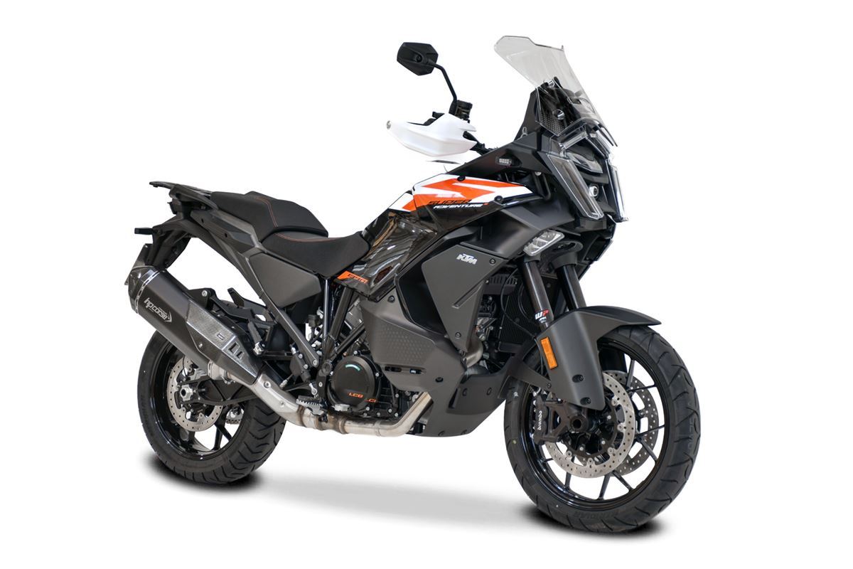 KTM 1390 SUPER ADVENTURE VÝFUK HPCORSE SPS CARBON RR TITANIUM / BLACK TITANIUM – Obrázok 6