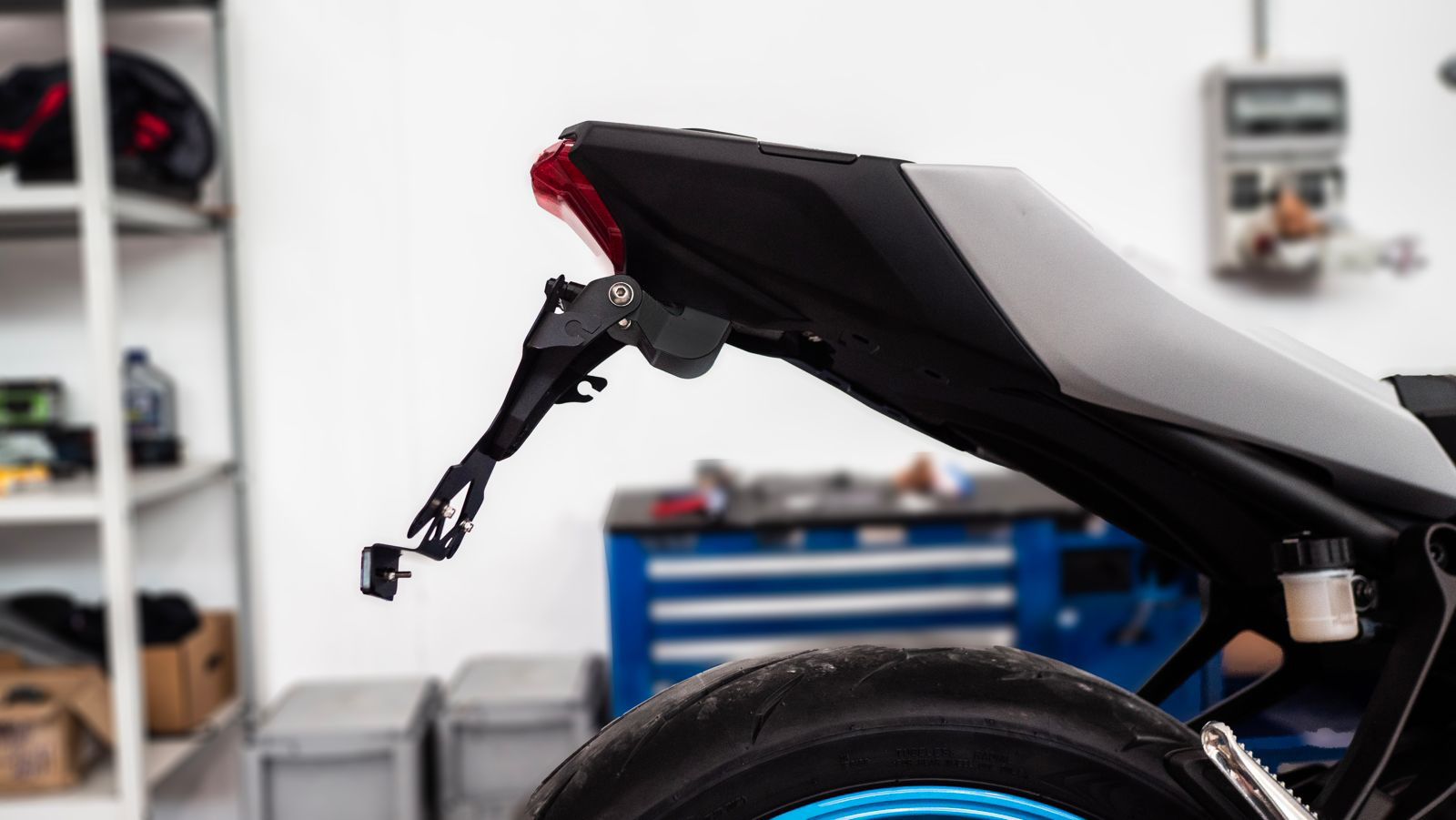 YAMAHA MT-07 Evotech držiak ŠPZ – Obrázok 2