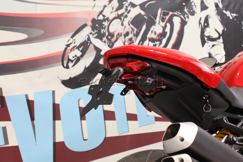 DUCATI Monster 1200 Evotech držiak ŠPZ – Obrázok 2