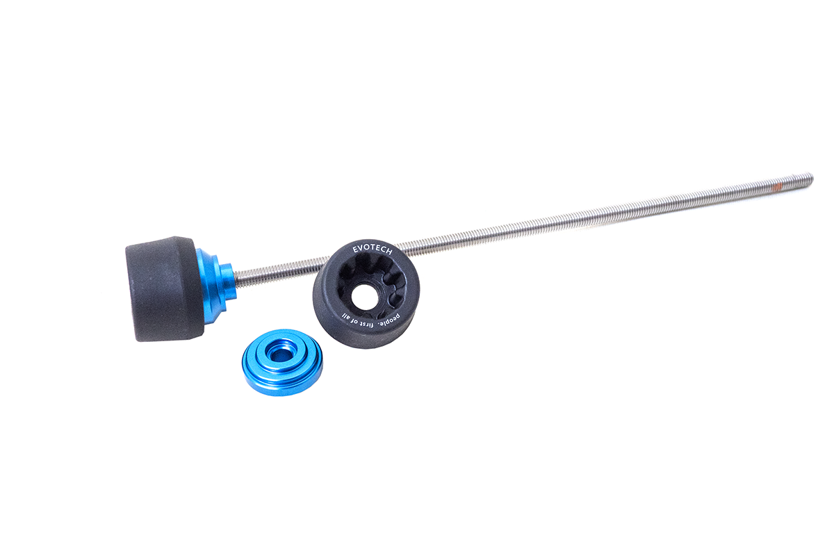 compatible with paddock stand Honda CB 125 R '18-'26 Evotech chránič zadnej osi – Obrázok 8