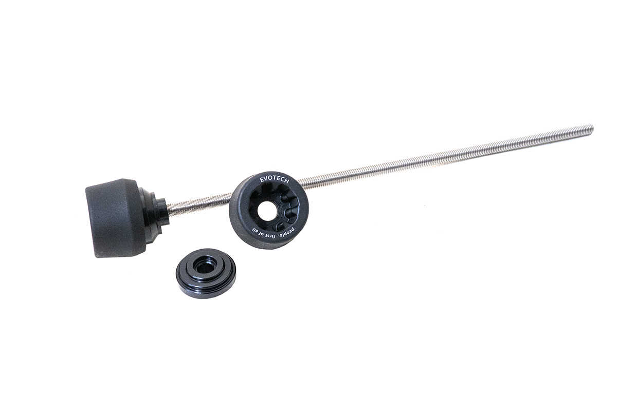 compatible with paddock stand Honda CB 125 R '18-'26 Evotech chránič zadnej osi – Obrázok 7