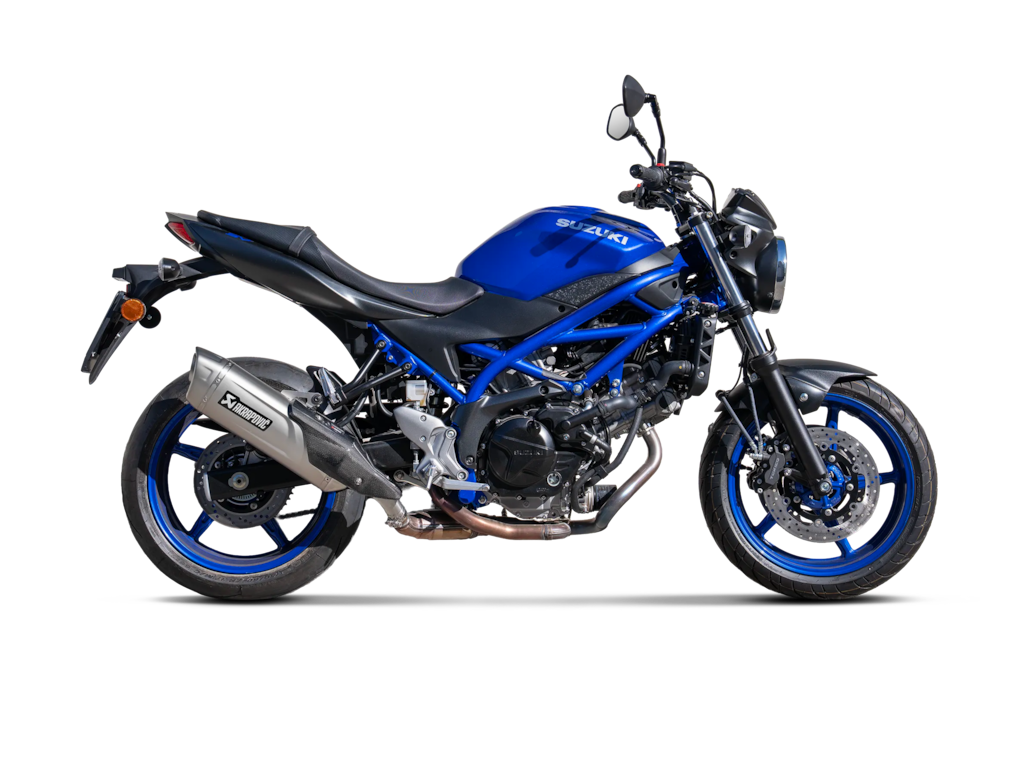 Suzuki SV 650 / X Akrapovič výfuk S-S7SO3-HRT Slip-On Line (Titanium) – Obrázok 4