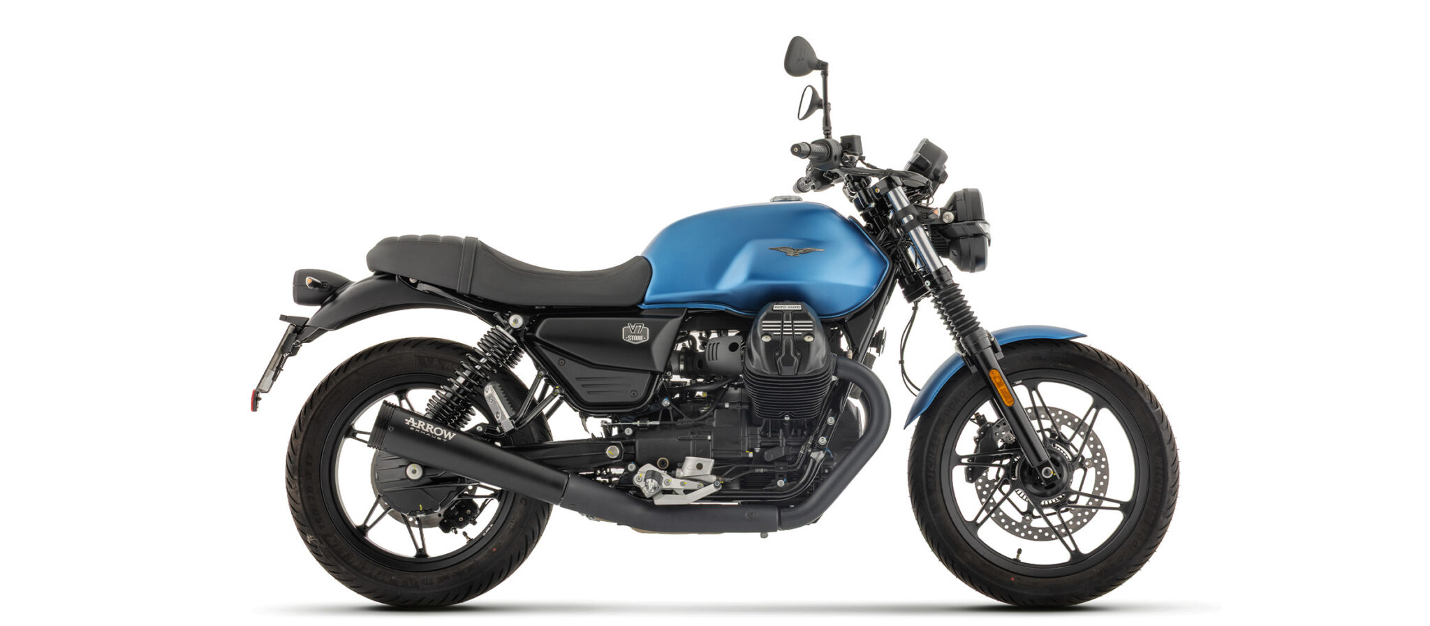 Moto Guzzi V7 výfuk ARROW Rebel – Obrázok 2