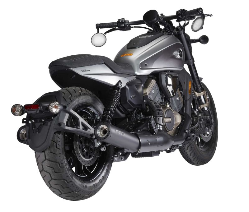 QJ MOTOR SRV 600 V - výfuk Miller Blaze – Obrázok 3