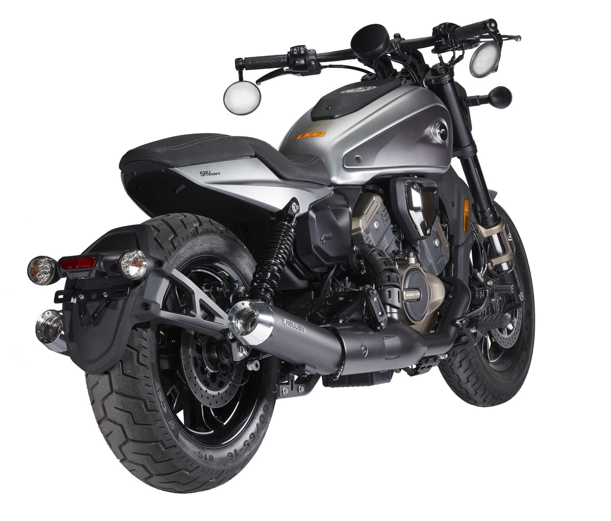 QJ MOTOR SRV 600 V - výfuk Miller Blaze – Obrázok 4