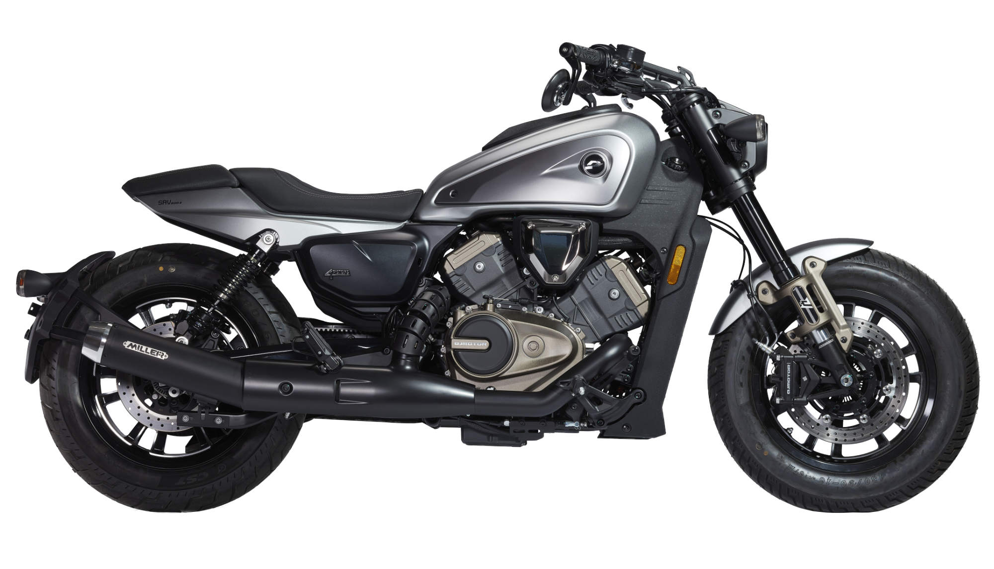 QJ MOTOR SRV 600 V - výfuk Miller Blaze