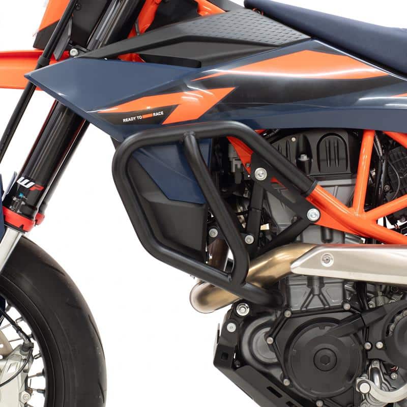 KTM 690 SMC-R / 690 Enduro-R Zieger - horné padacie rámy / čierne – Obrázok 2