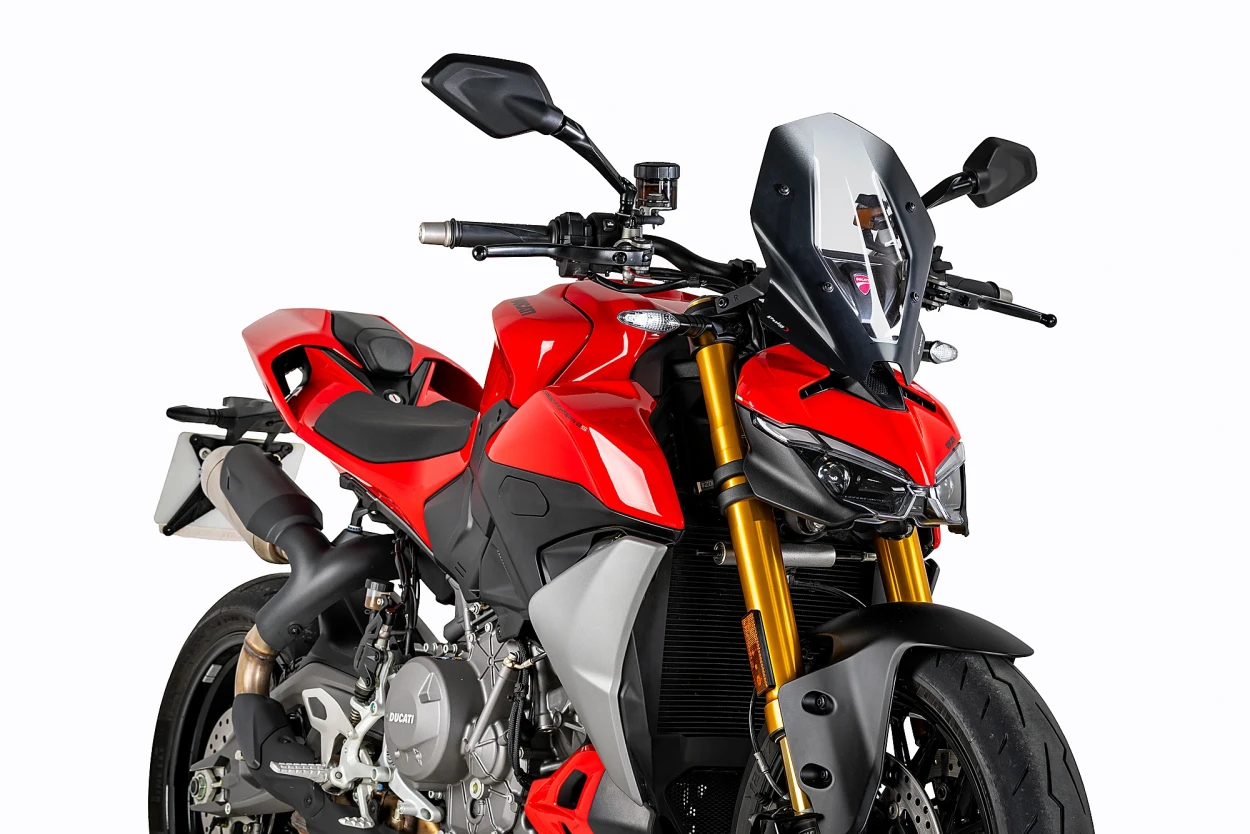 Ducati STREETFIGHTER V2 Puig plexi štít New Generation Touring 345 x 265mm – Obrázok 6