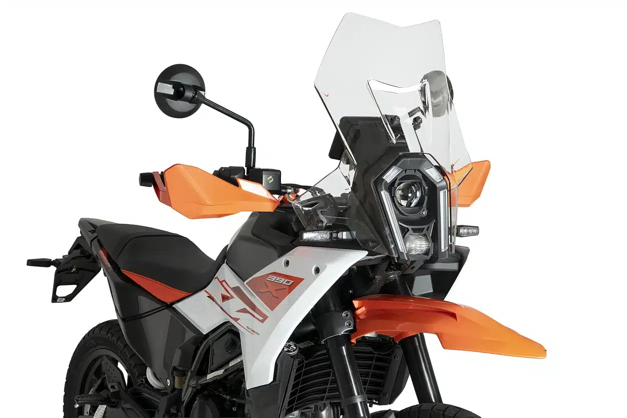 KTM 390 ADVENTURE R/X Puig plexi štít Touring 540 x 410mm – Obrázok 6