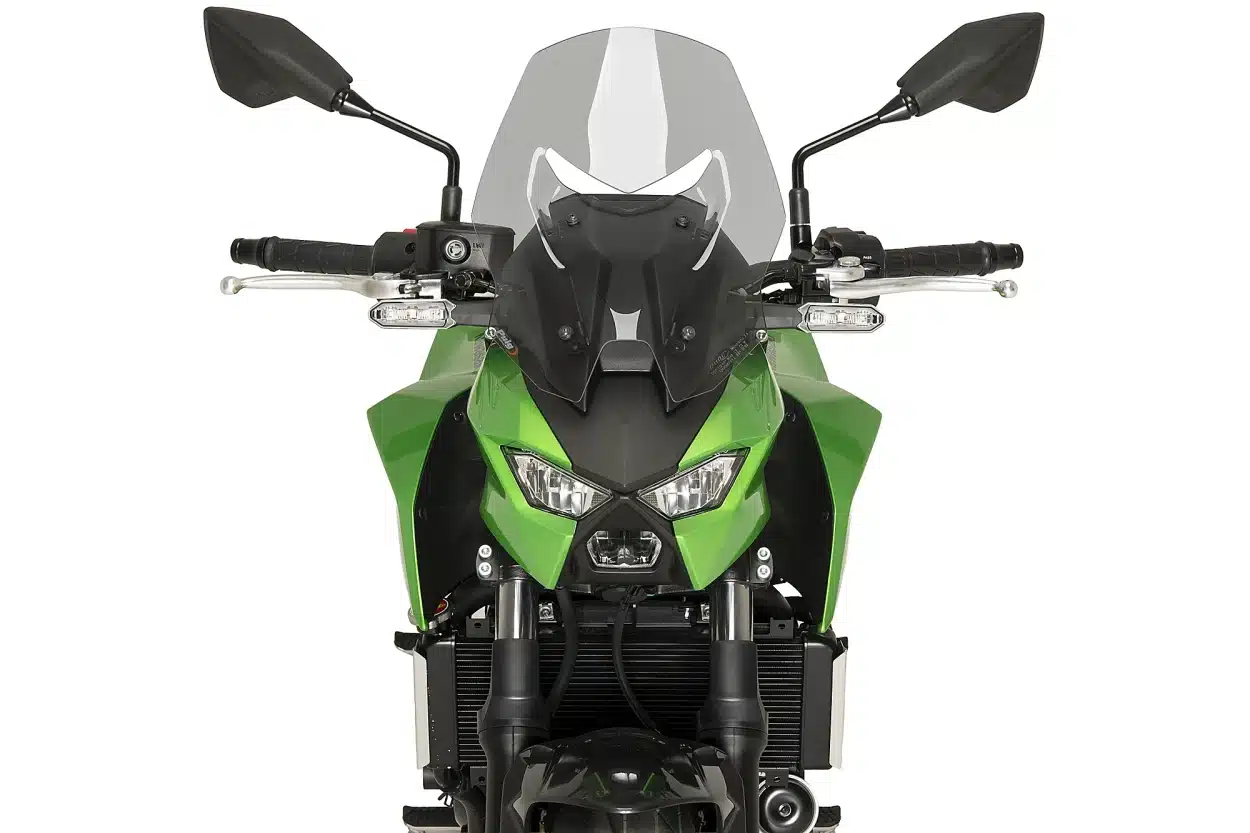 KAWASAKI Z650S Puig plexi štít New Generation Touring 390 x 290mm – Obrázok 3
