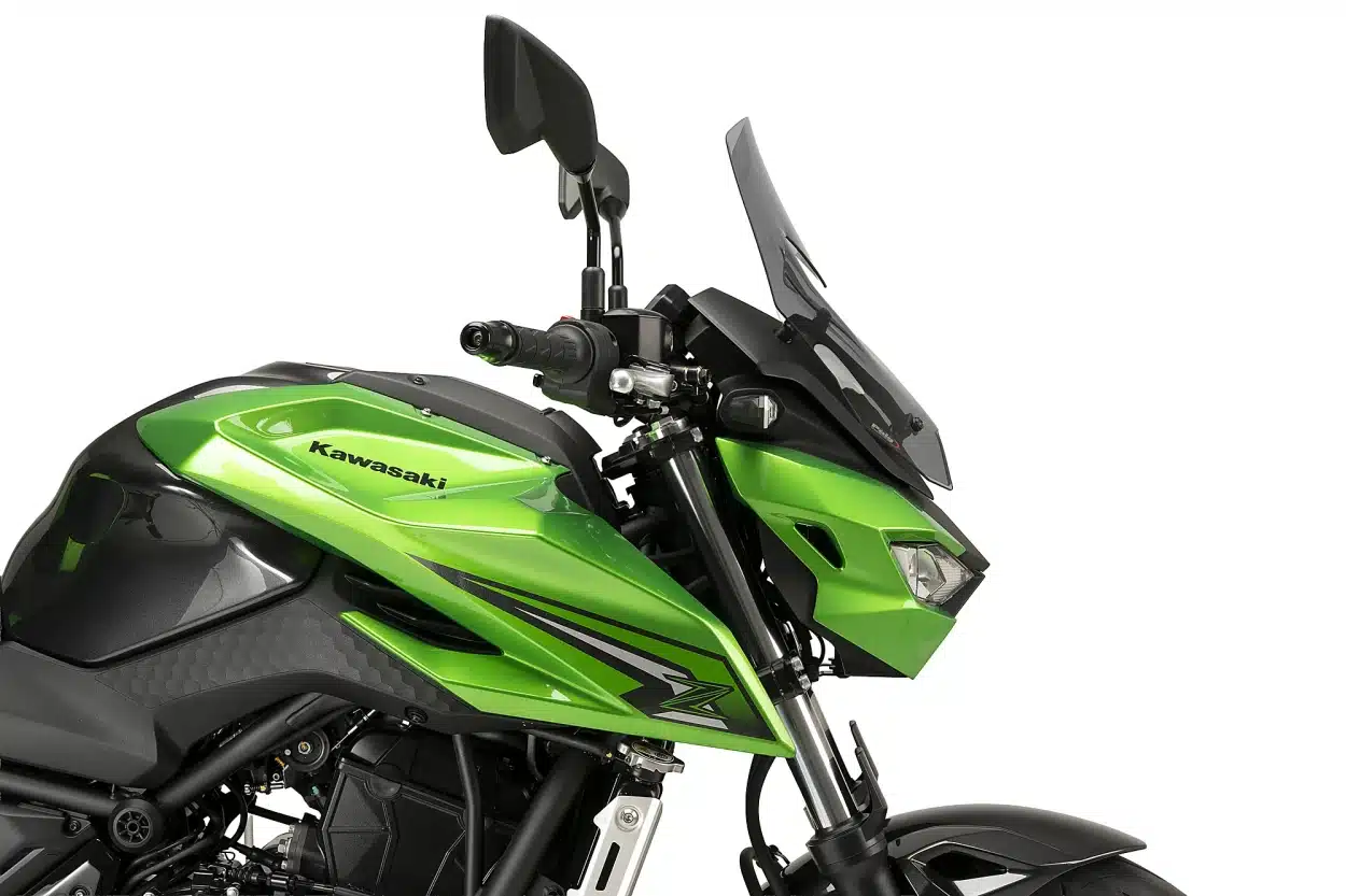 KAWASAKI Z650S Puig plexi štít New Generation Touring 390 x 290mm – Obrázok 4