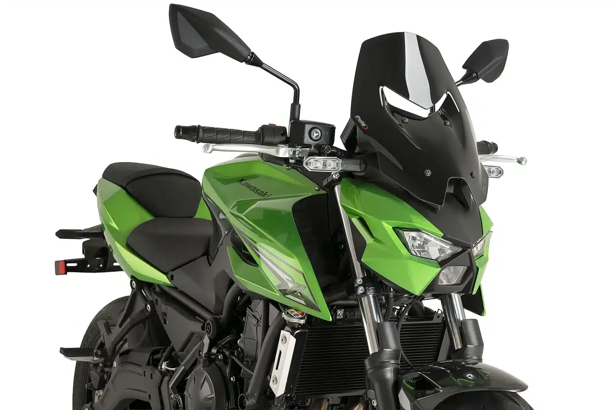 KAWASAKI Z650S Puig plexi štít New Generation Touring 390 x 290mm – Obrázok 6