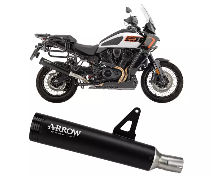 HARLEY-DAVIDSON PAN AMERICA 1250 výfuk Arrow Rebel – Obrázok 5